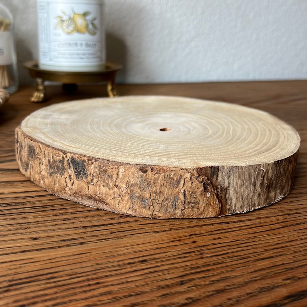 Wooden slice riser